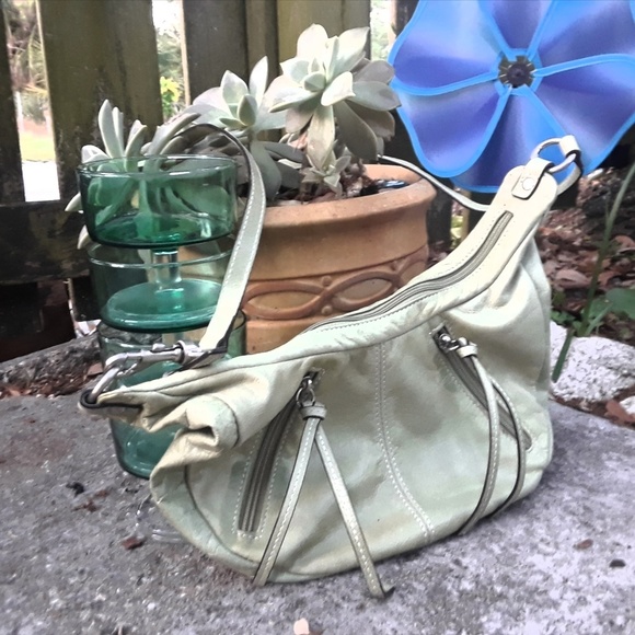 Fossil Handbags - Mint Green Fossil cross body bag purse